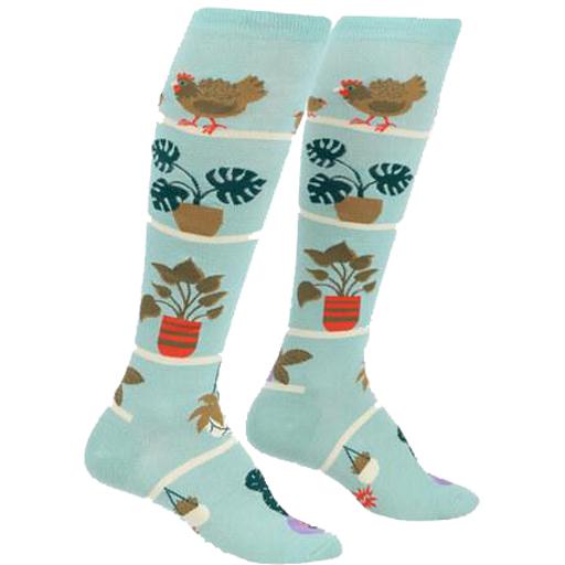 Hen and Chicks Women’s Knee High Sock