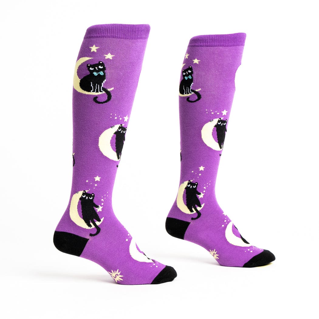 To The Moon And Back Women’s Knee High Socks