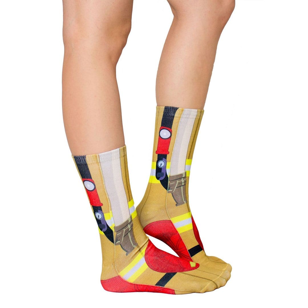 Firefighter Socks Unisex Crew Sock