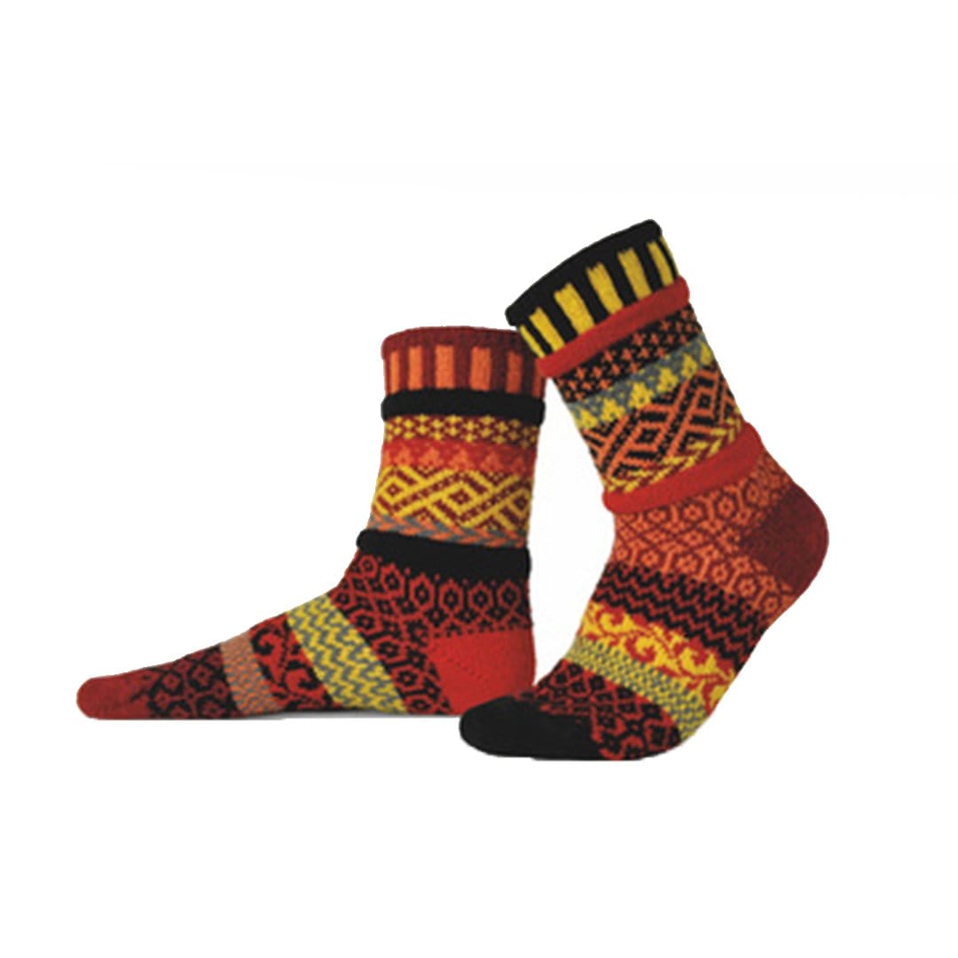 Fire Cotton Crew Socks