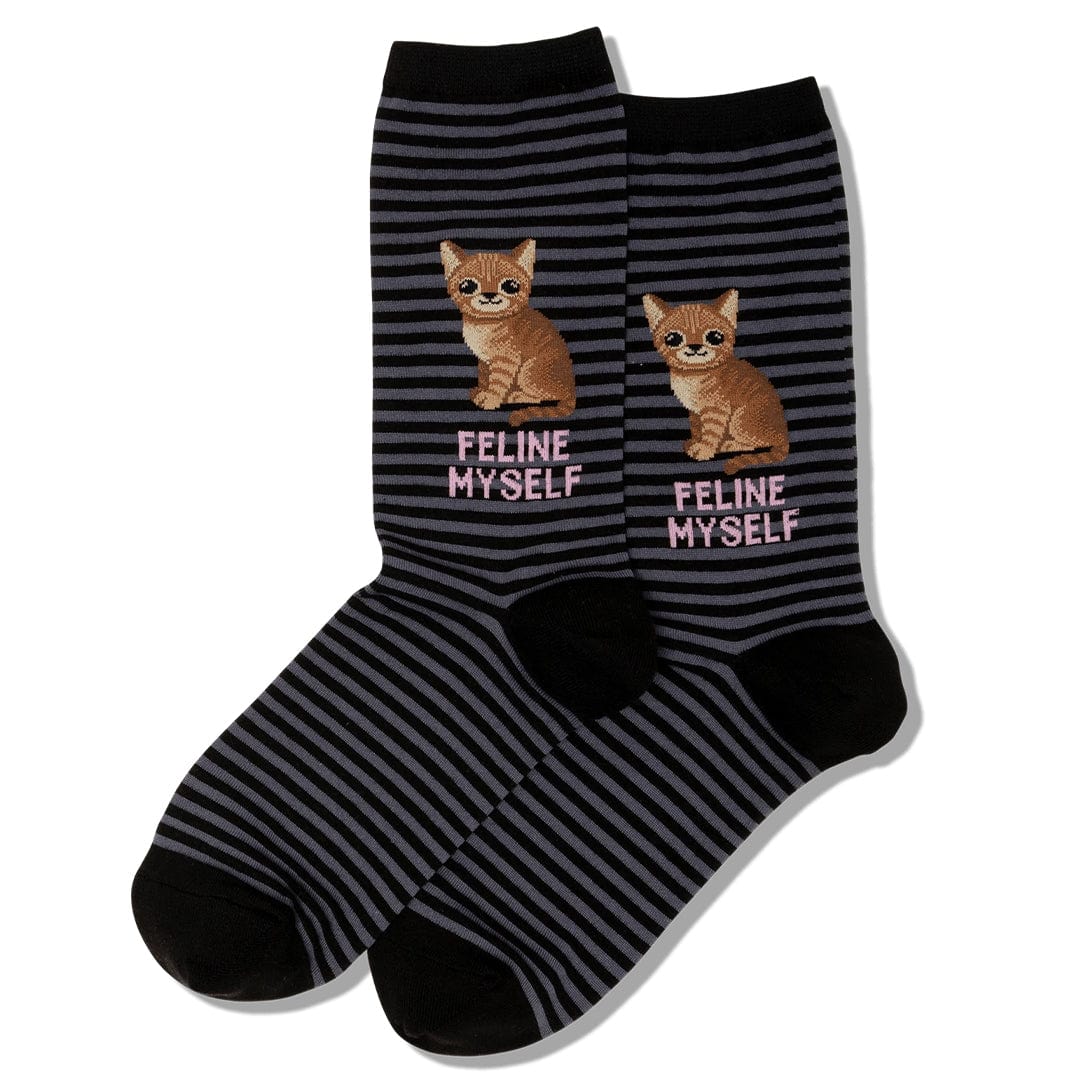 Feline Myself Women’s Crew Socks