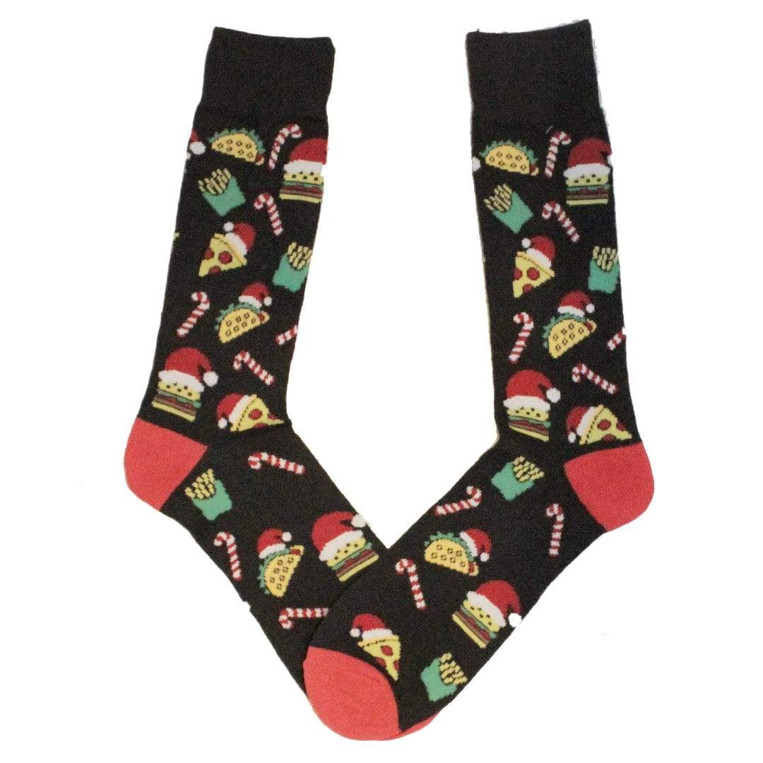 Festive Fast Food Crew Socks