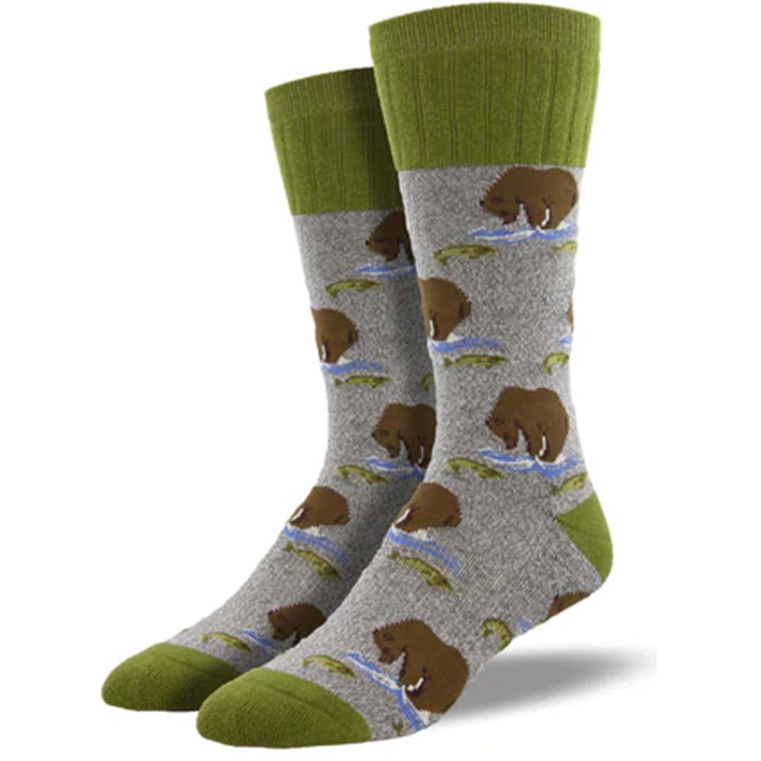 Fishing Upstream Men’s Hiking Socks