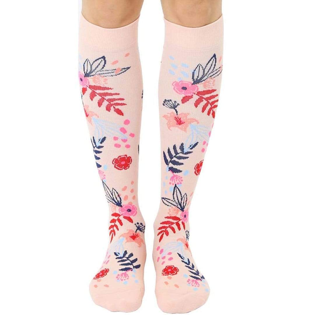 Floral Compression Socks