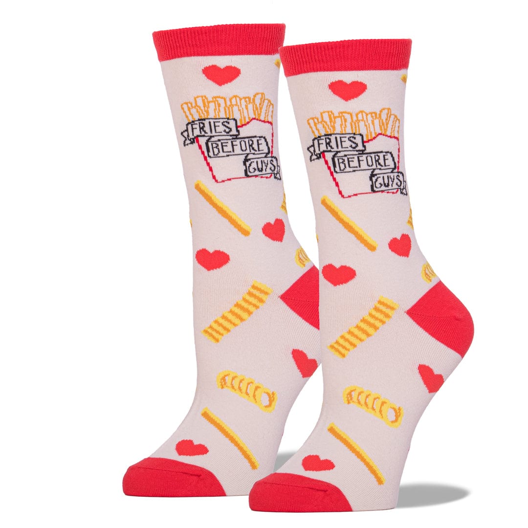 Fries Before Guys Women’s Crew Socks