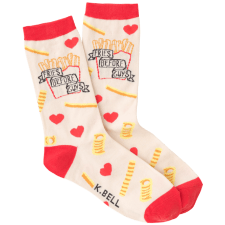 Fries Before Guys Women’s Crew Socks