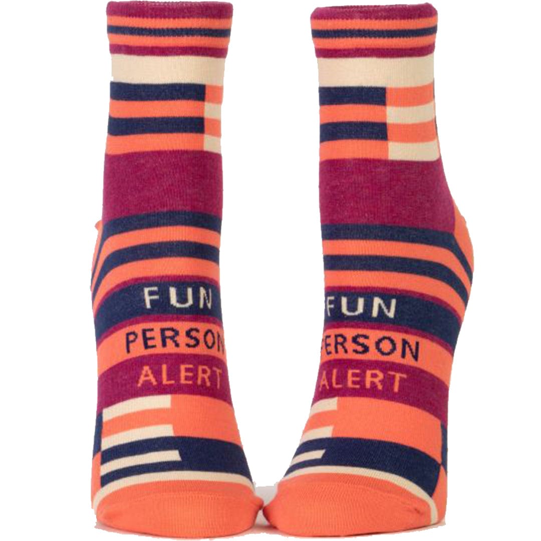 Fun Person Alert Women’s Ankle Socks