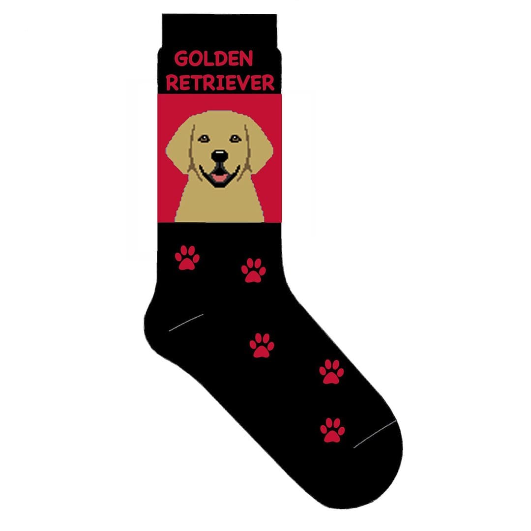 Golden Retriever Dog Men’s Crew Sock