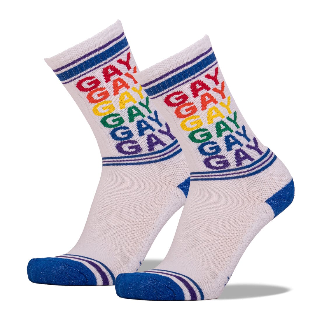 Gay Rainbow Unisex Crew Sock