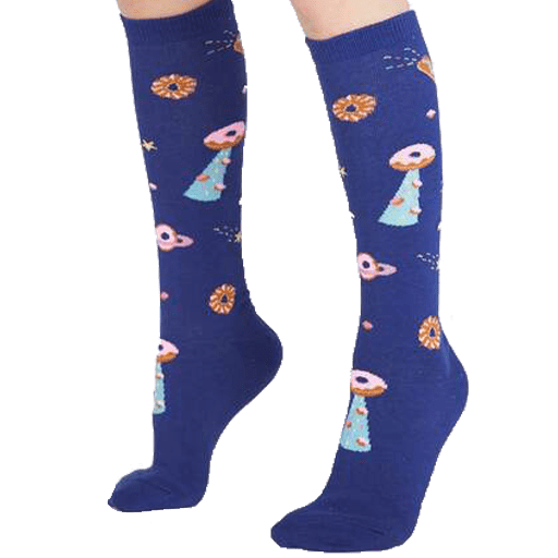 Glazed Galaxy Junior Knee High Socks