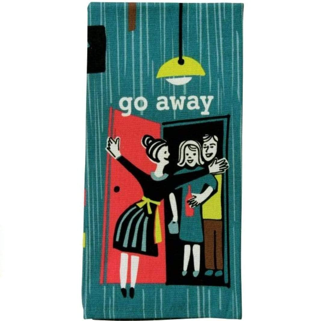 Go Away Dish Towel