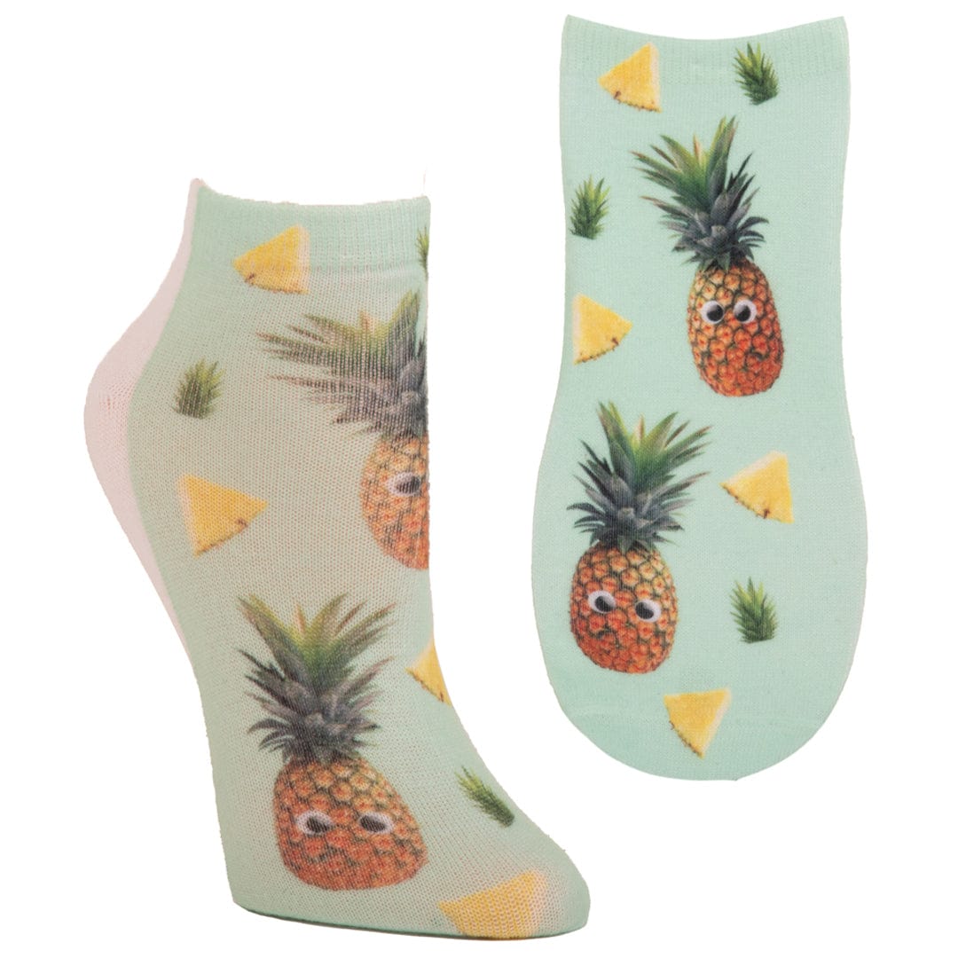 Googly Pineapple Socks Ankle Sock