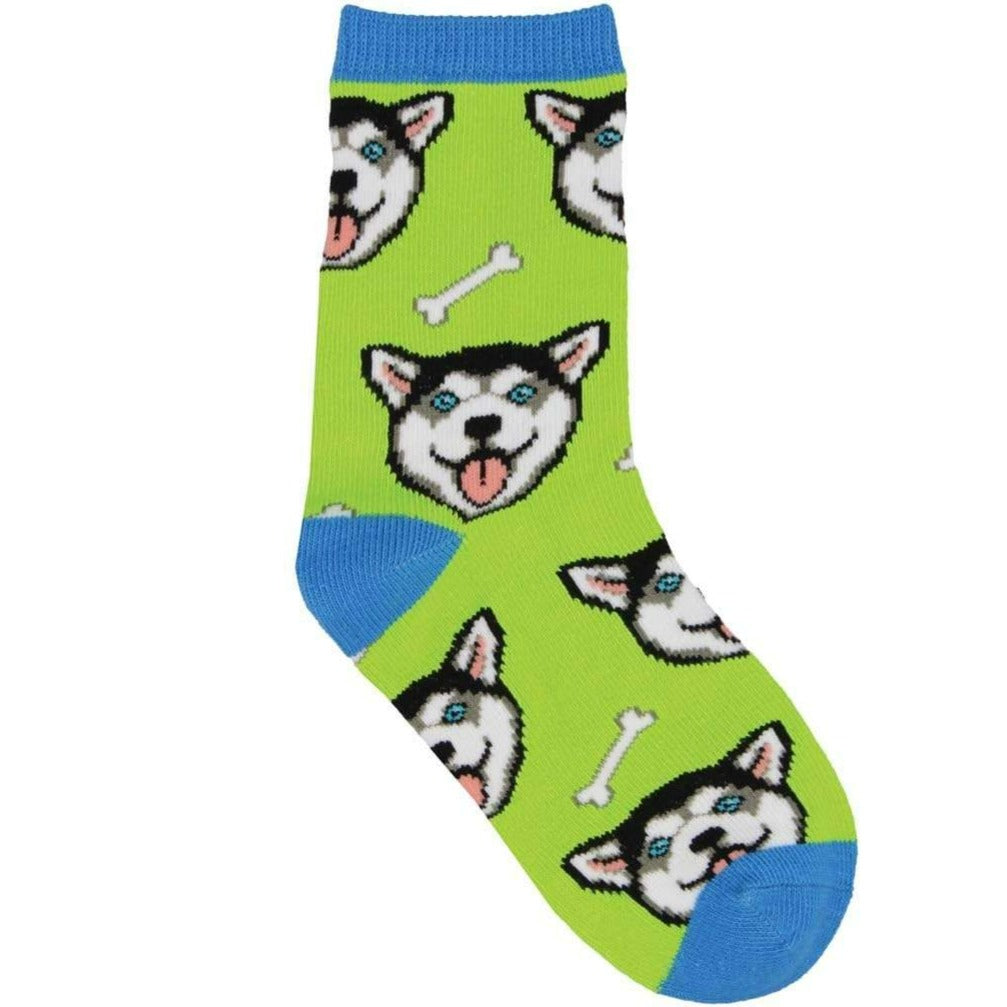 Happy Husky Kid’s Crew Sock