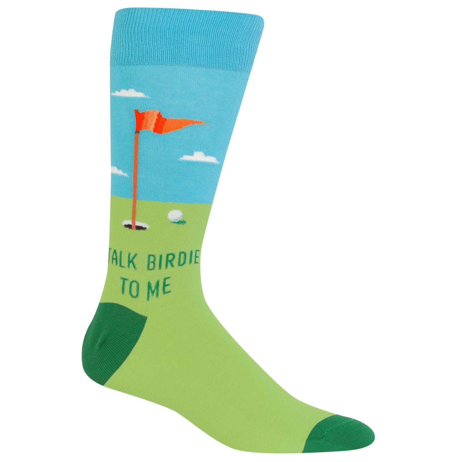 Talk Birdie To Me Men’s Crew Socks