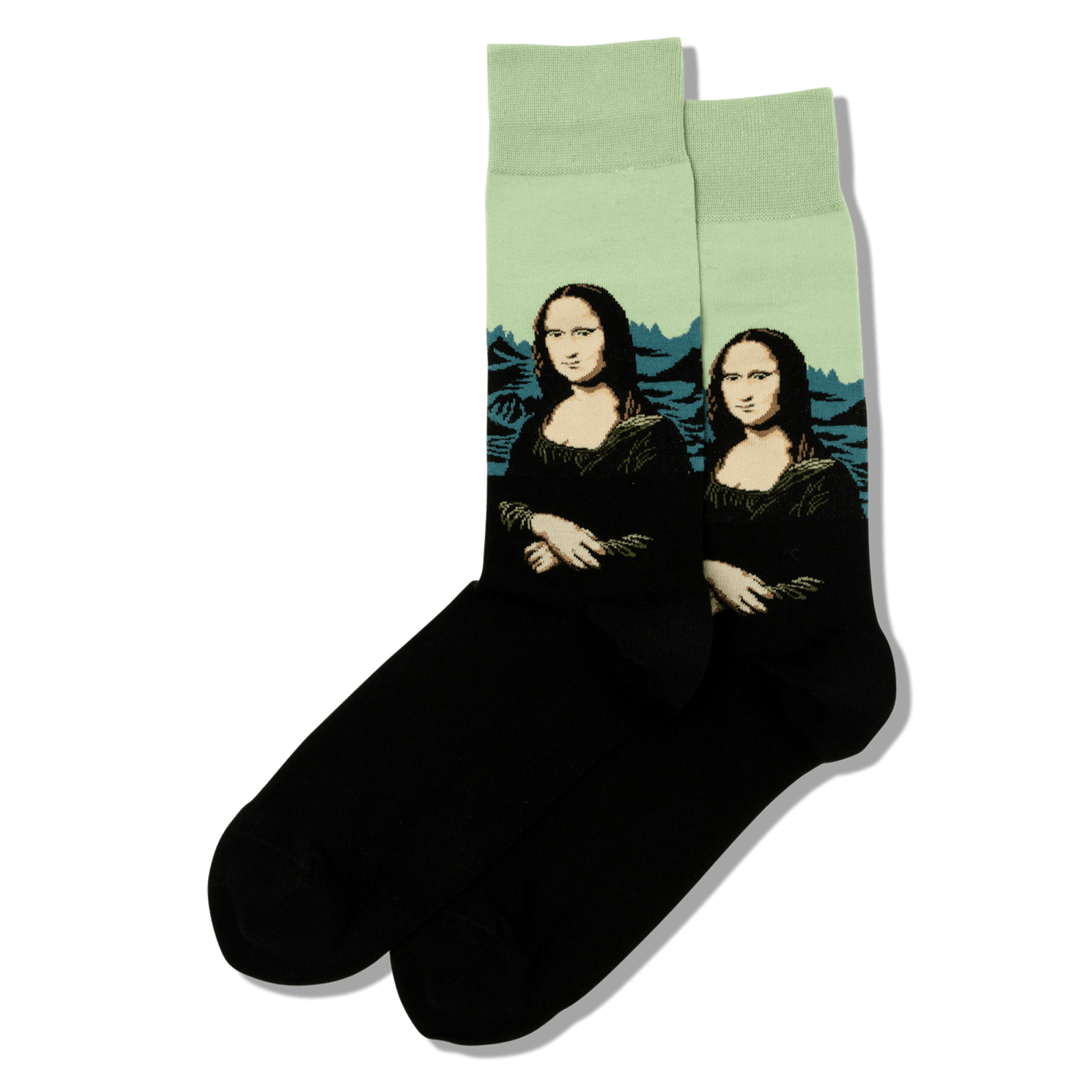 Mona Lisa Socks Men’s Crew Sock