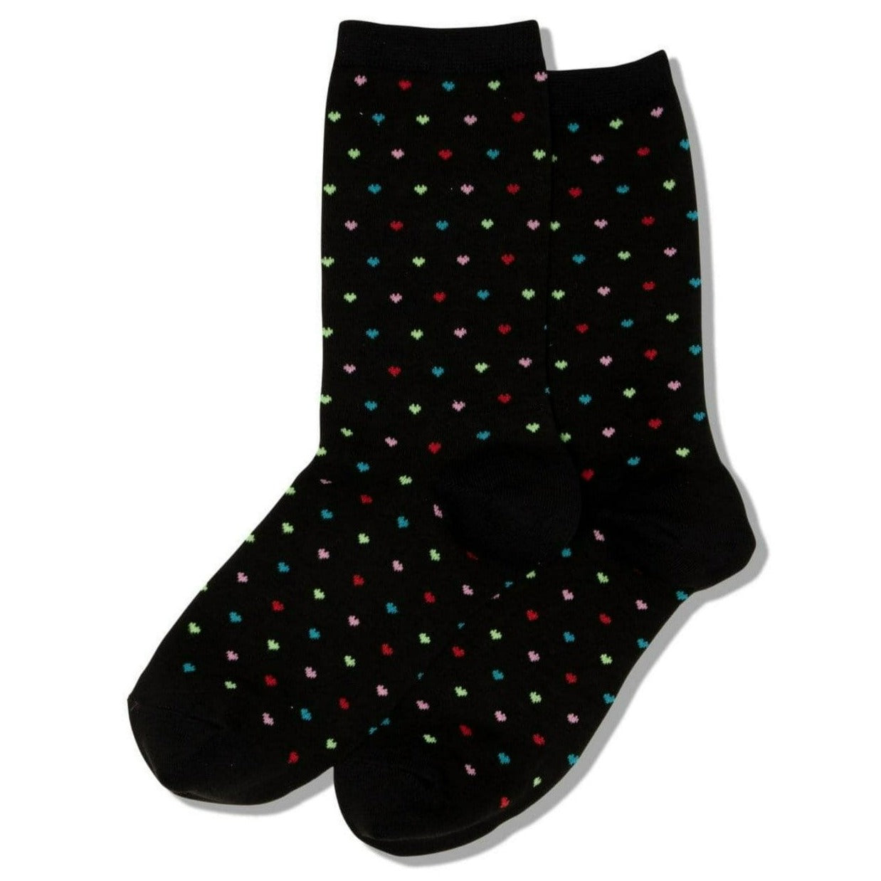 Pindot Hearts Socks Women’s Crew Sock