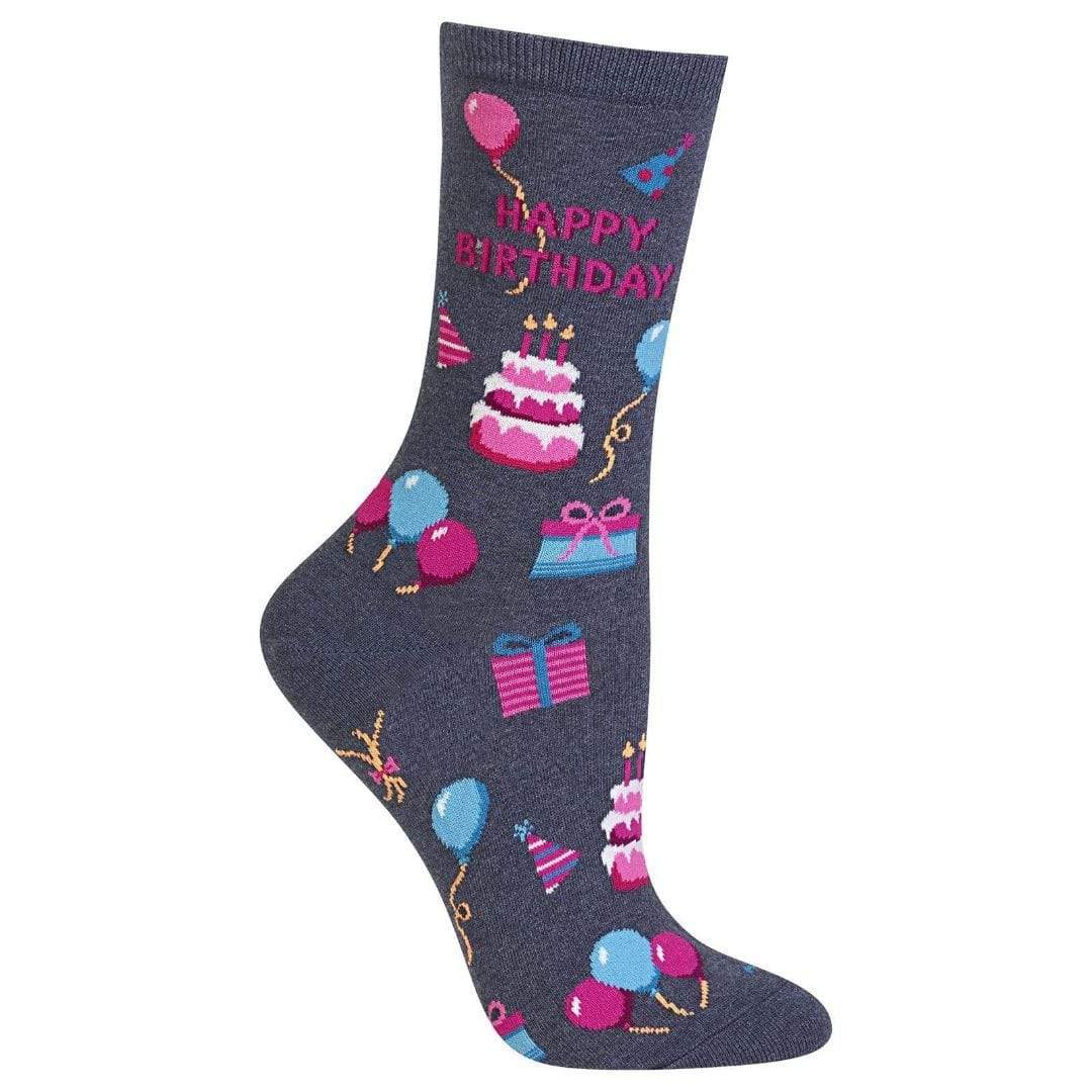 Happy Birthday Socks Women’s Crew Sock