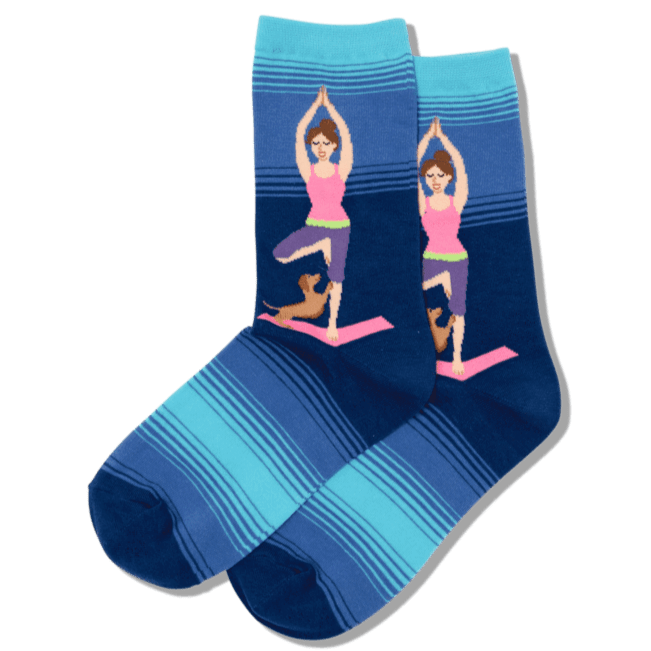 Yoga Girl Socks Women’s Crew Sock