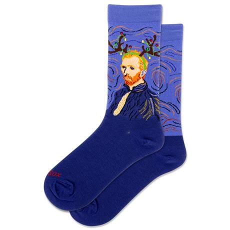 Reindeer Van Gogh Women’s Crew Socks