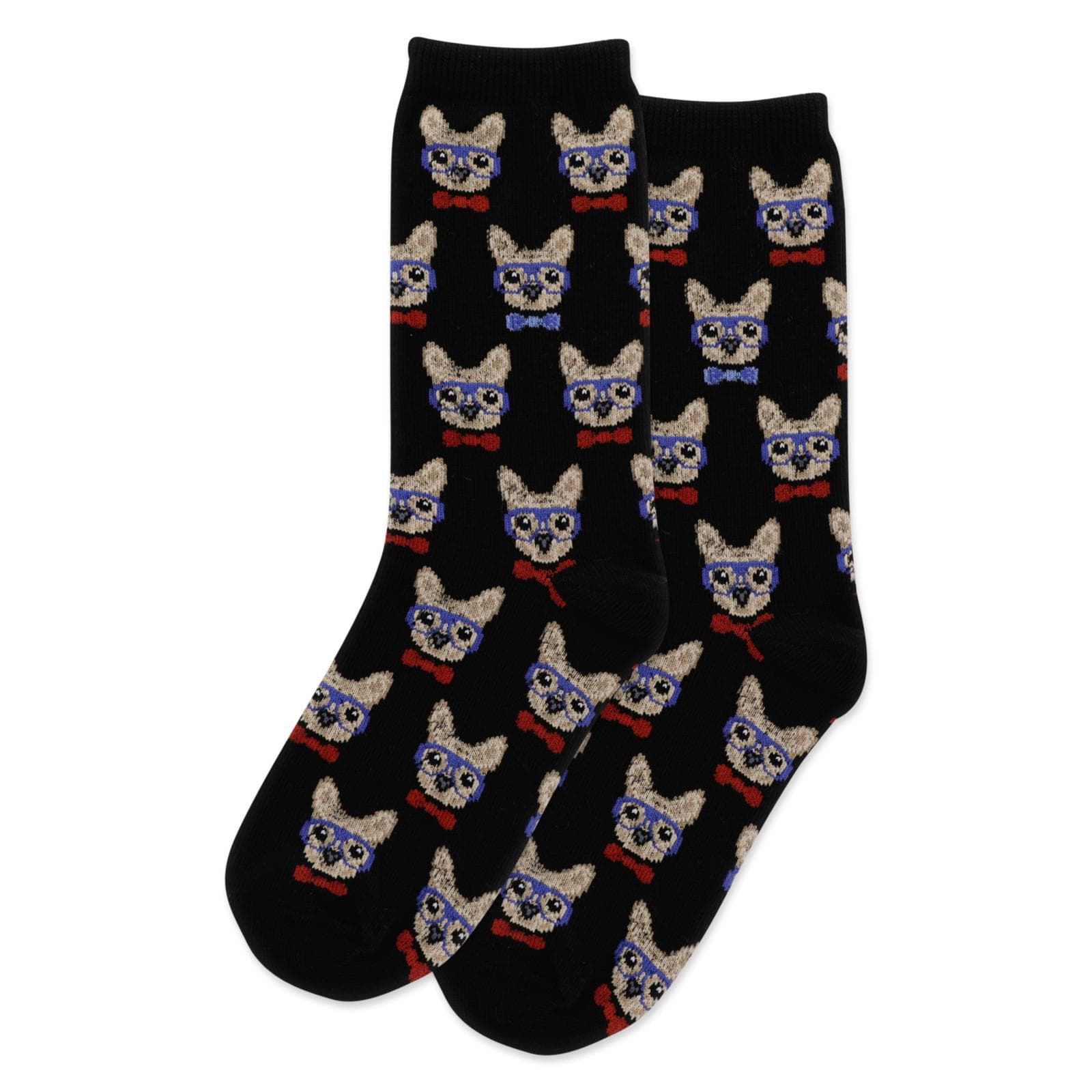 Smart Frenchie Kid’s Crew Socks