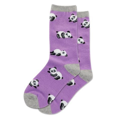 Lazy Panda Kid’s Crew Socks