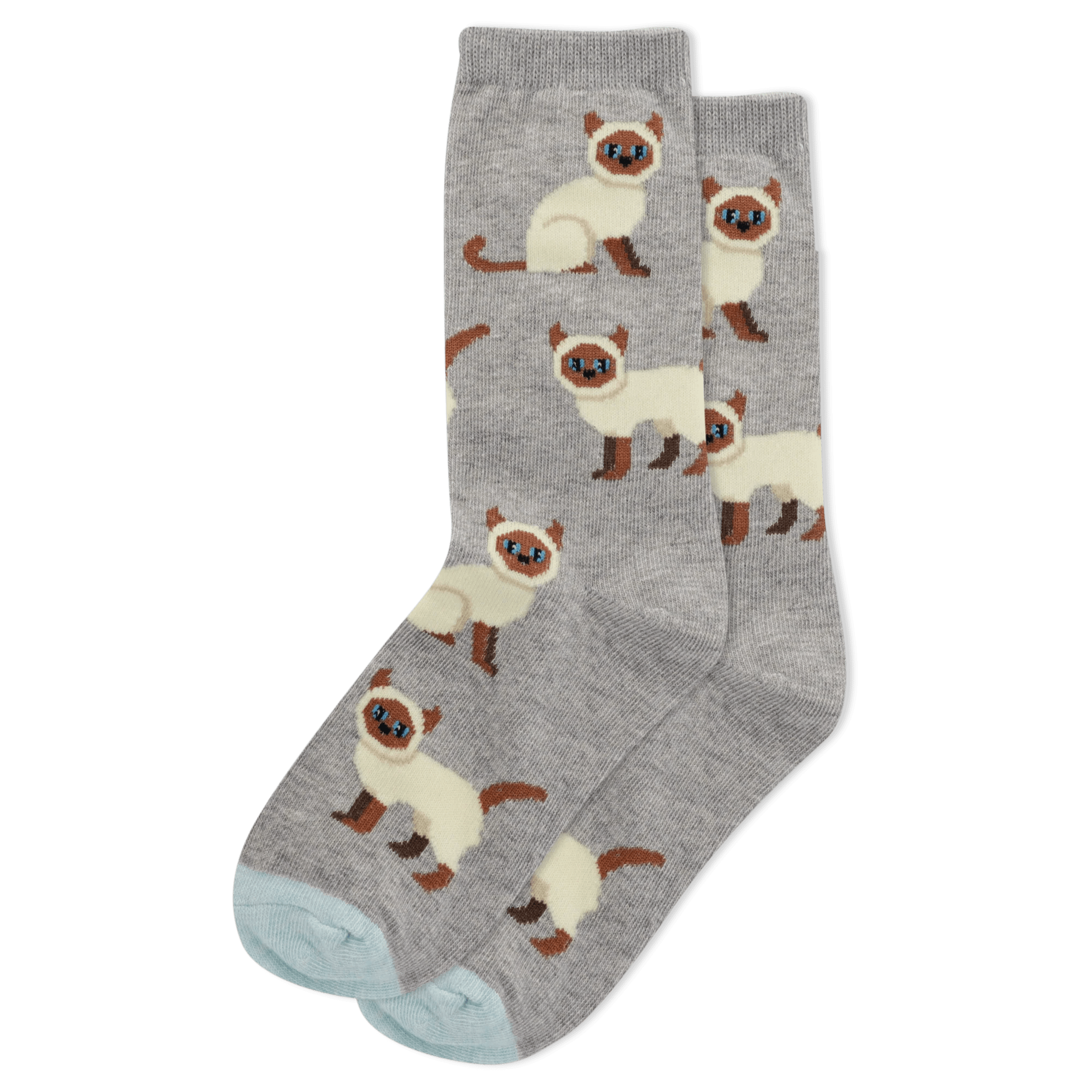 Siamese Cat Kid’s Crew Socks