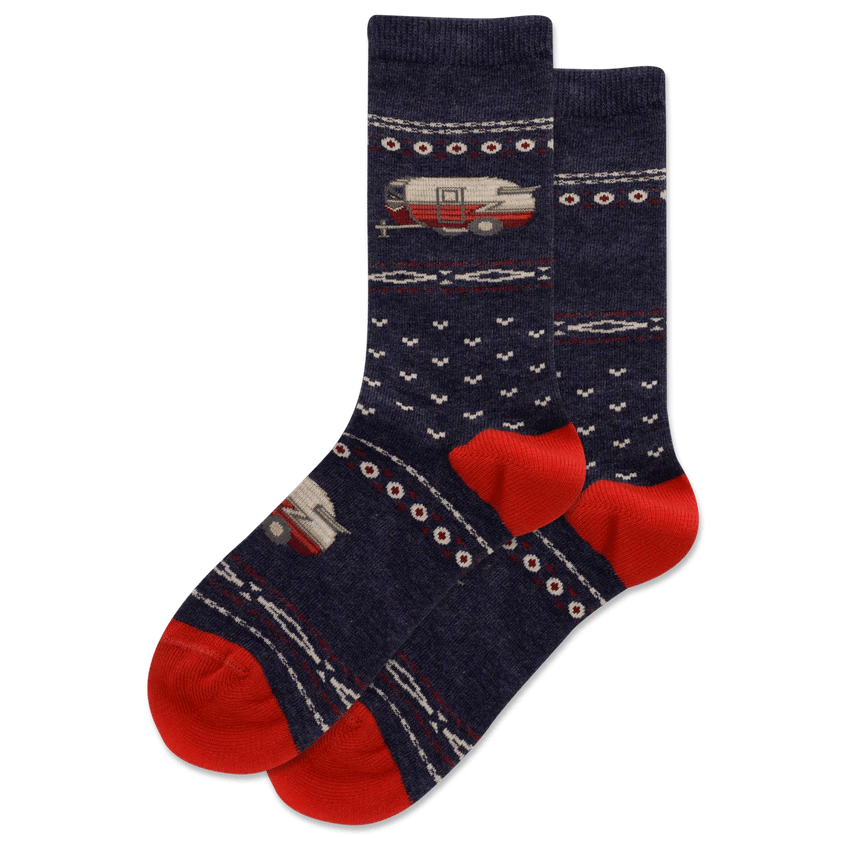 Camper Fair Isle Kid’s Crew Socks