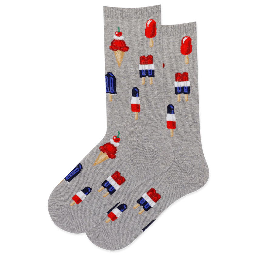 Patriotic Ice Cream Kid’s Crew Socks