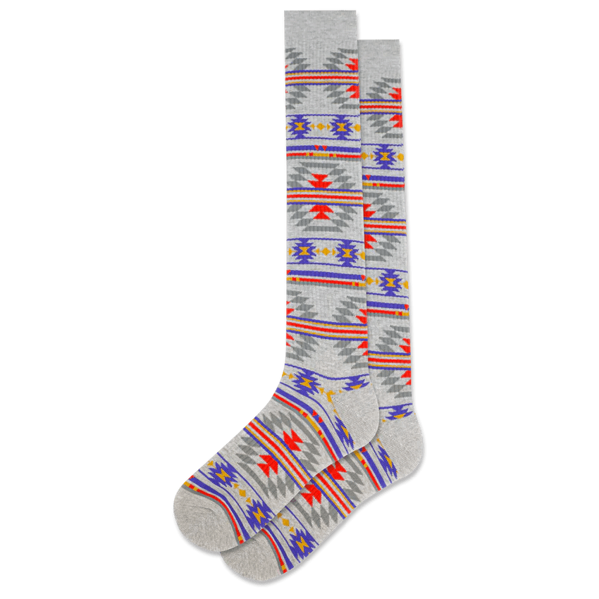 Geo Pattern Compression Socks