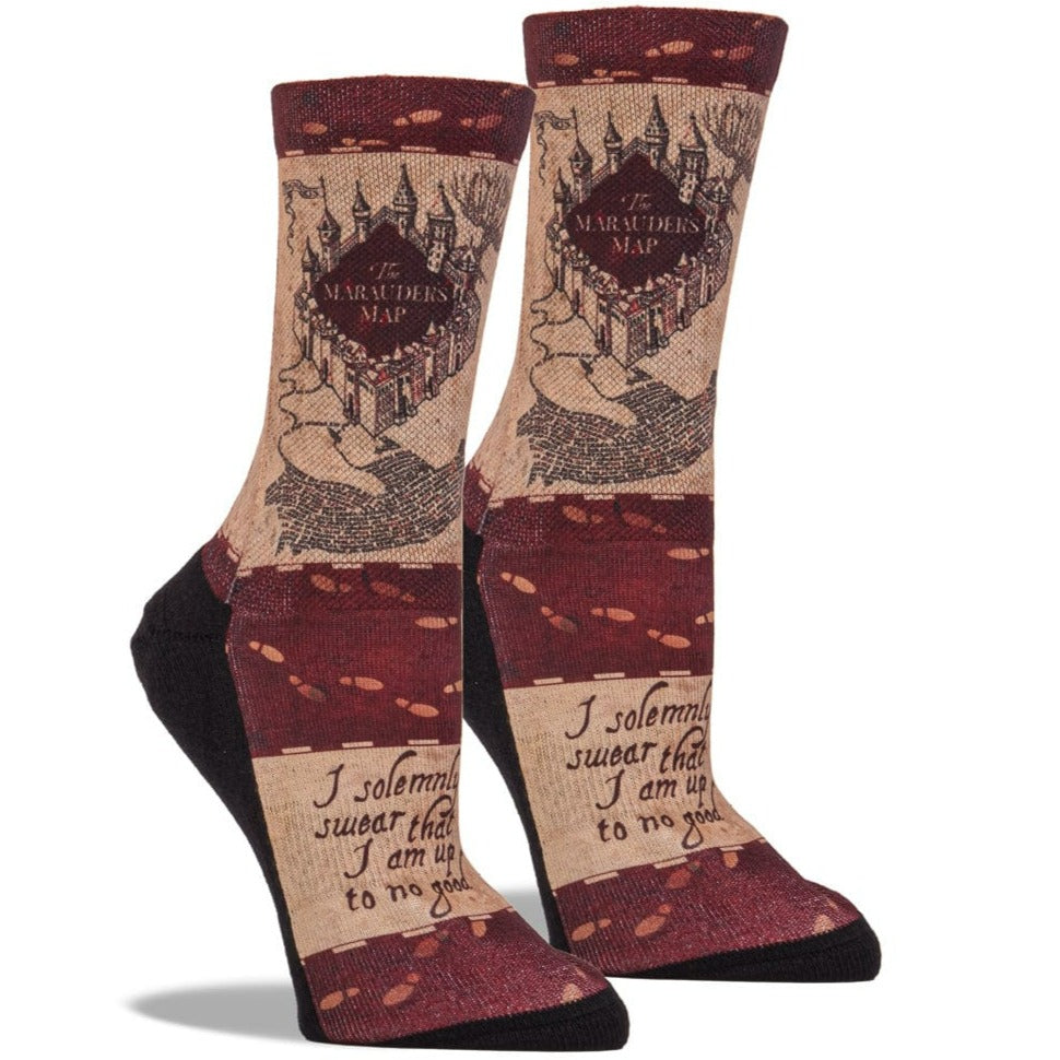 Harry Potter Marauder’s Map Crew Sock