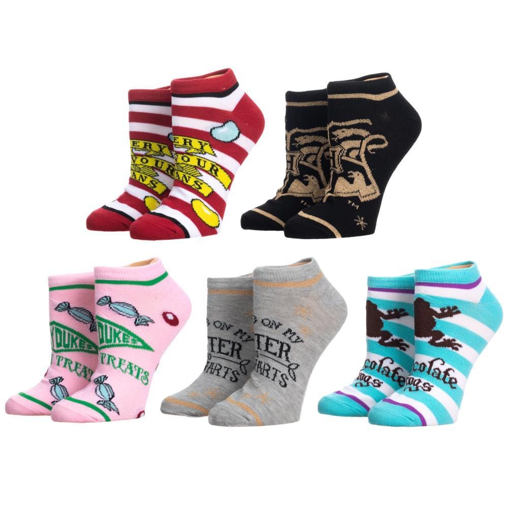 Harry Potter Honey Dukes 5 Pair Ankle Socks