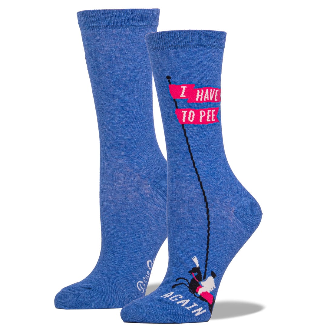 I Have to Pee Socks Women’s Crew Sock