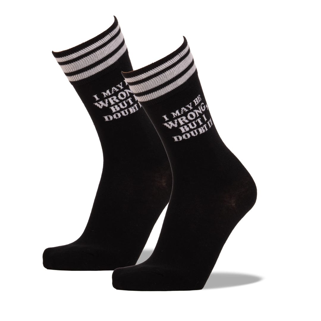 I May Be Wrong Unisex Crew Sock