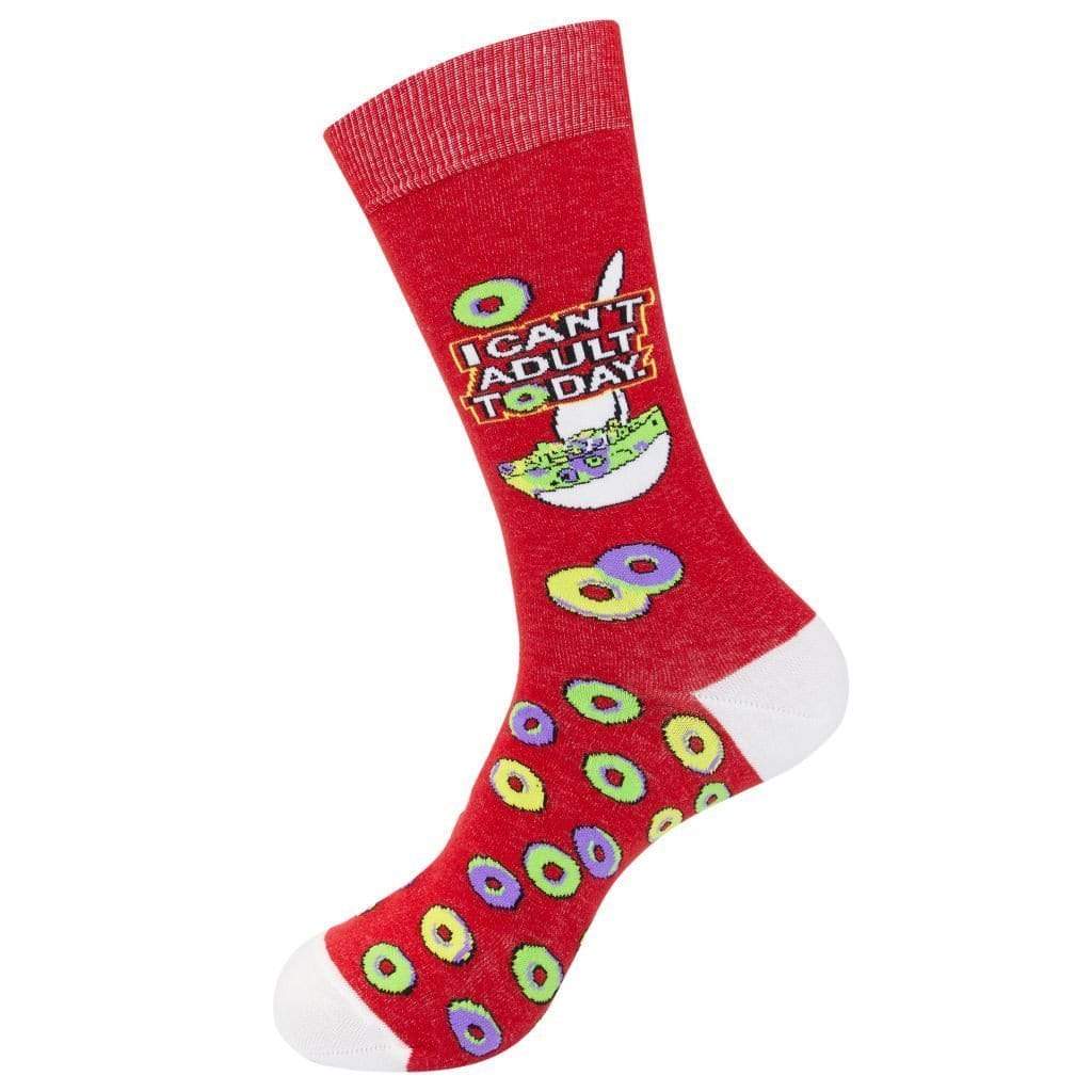 I Can’t Adult Today Unisex Crew Sock