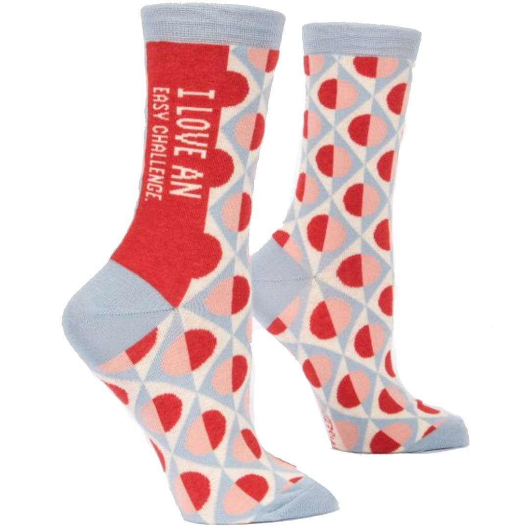 Love An Easy Challenge Women’s Crew Sock