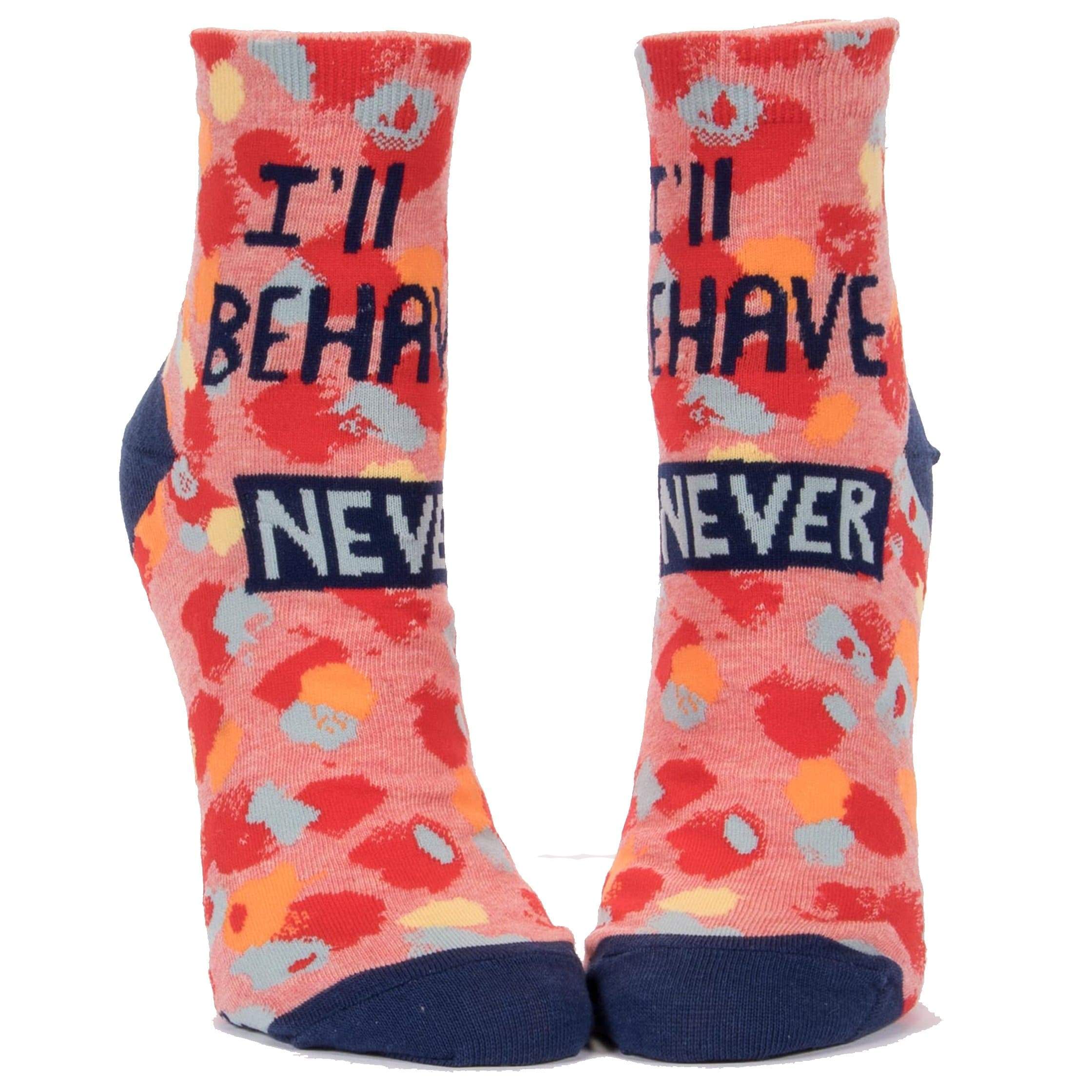 I’ll Behave Never Women’s Ankle Sock