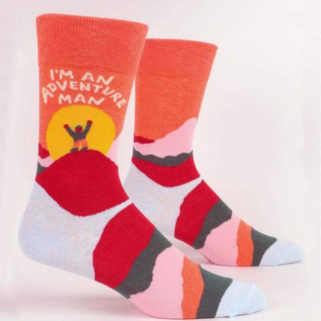 I’m An Adventure Man Men’s Crew Socks