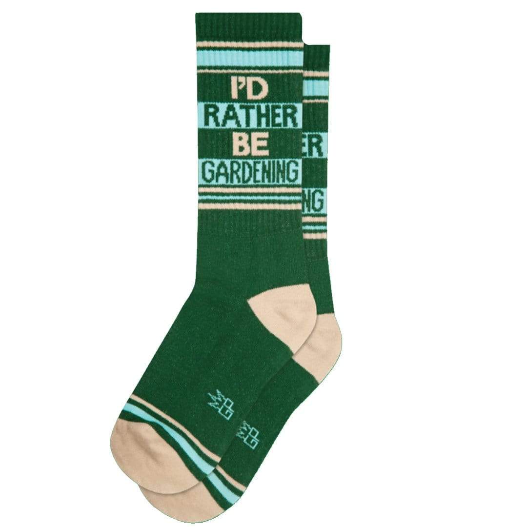 I’d Rather Be Gardening Unisex Crew Sock