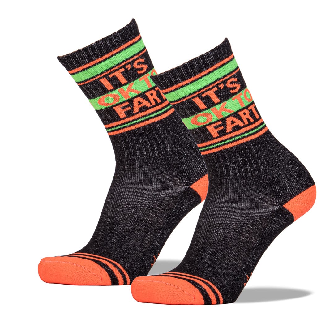 It’s Ok To Fart Neon Unisex Crew Sock