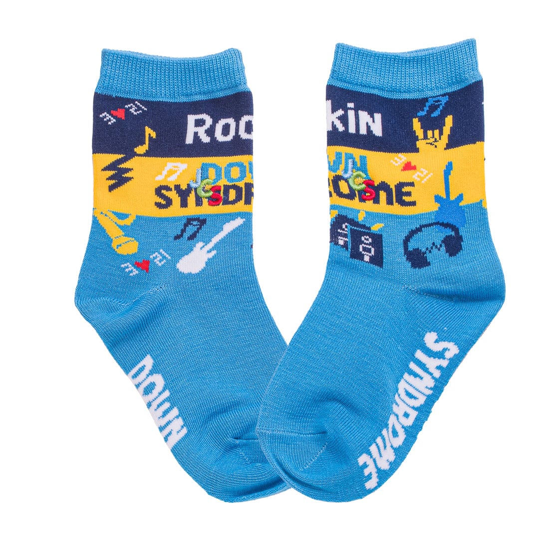 Rockin Down Syndrome Socks Junior Crew Sock