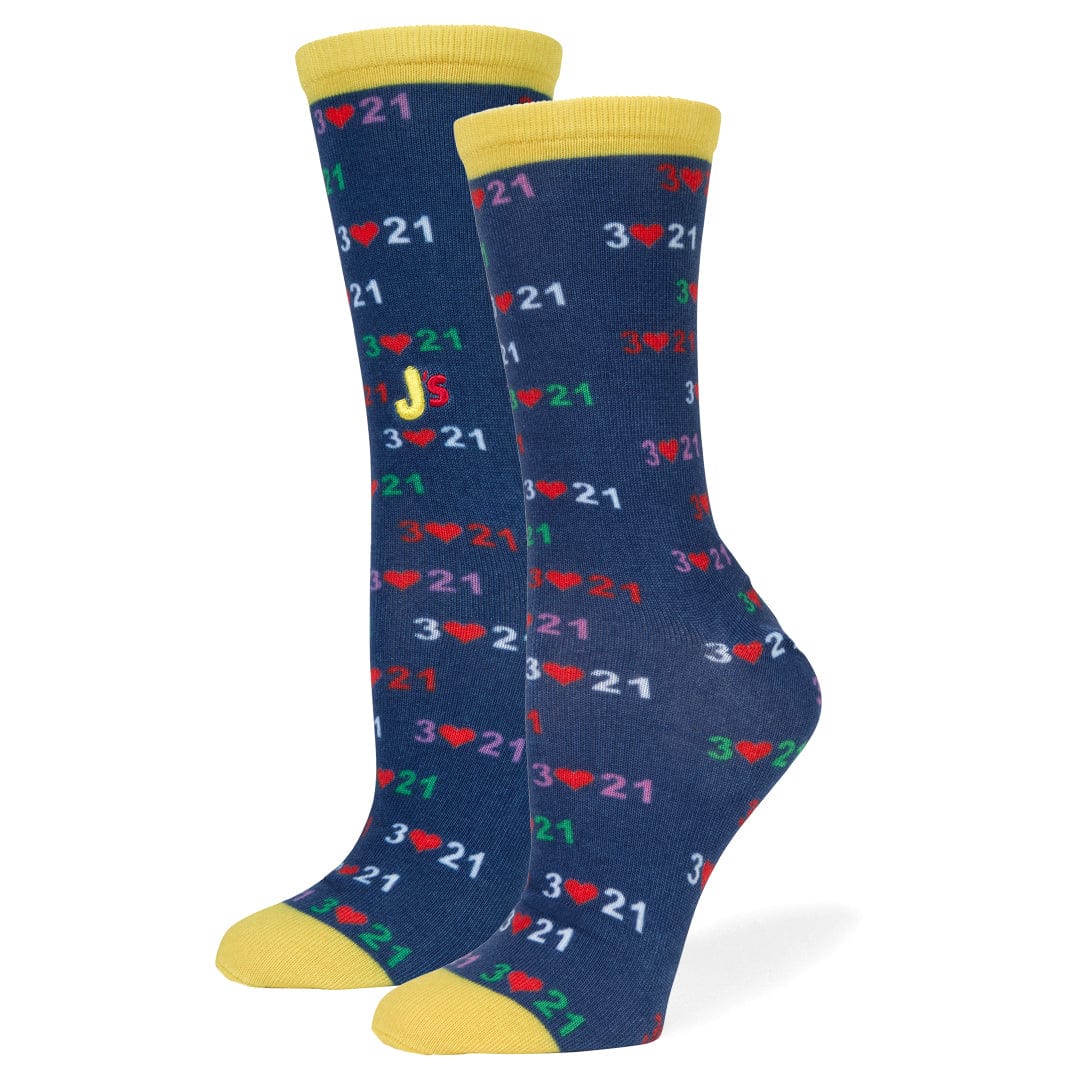 Down Syndrome Awareness Sublimated Crew Socks