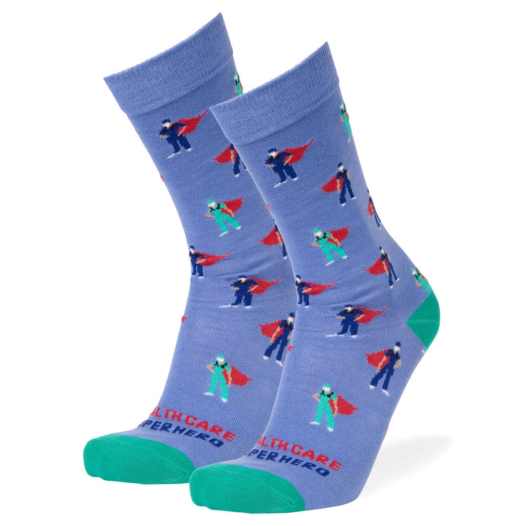 Healthcare Superhero Sock Crew Socks