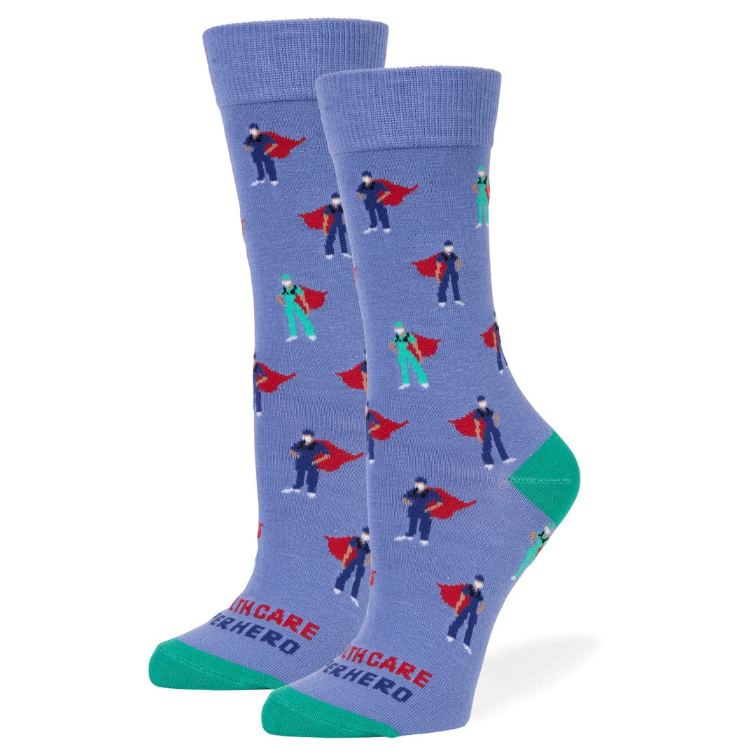 Healthcare Superhero Sock Crew Socks