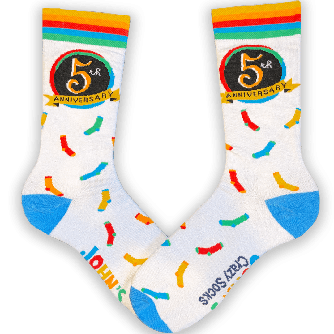 JCS 5th Anniversary Unisex Crew Sock