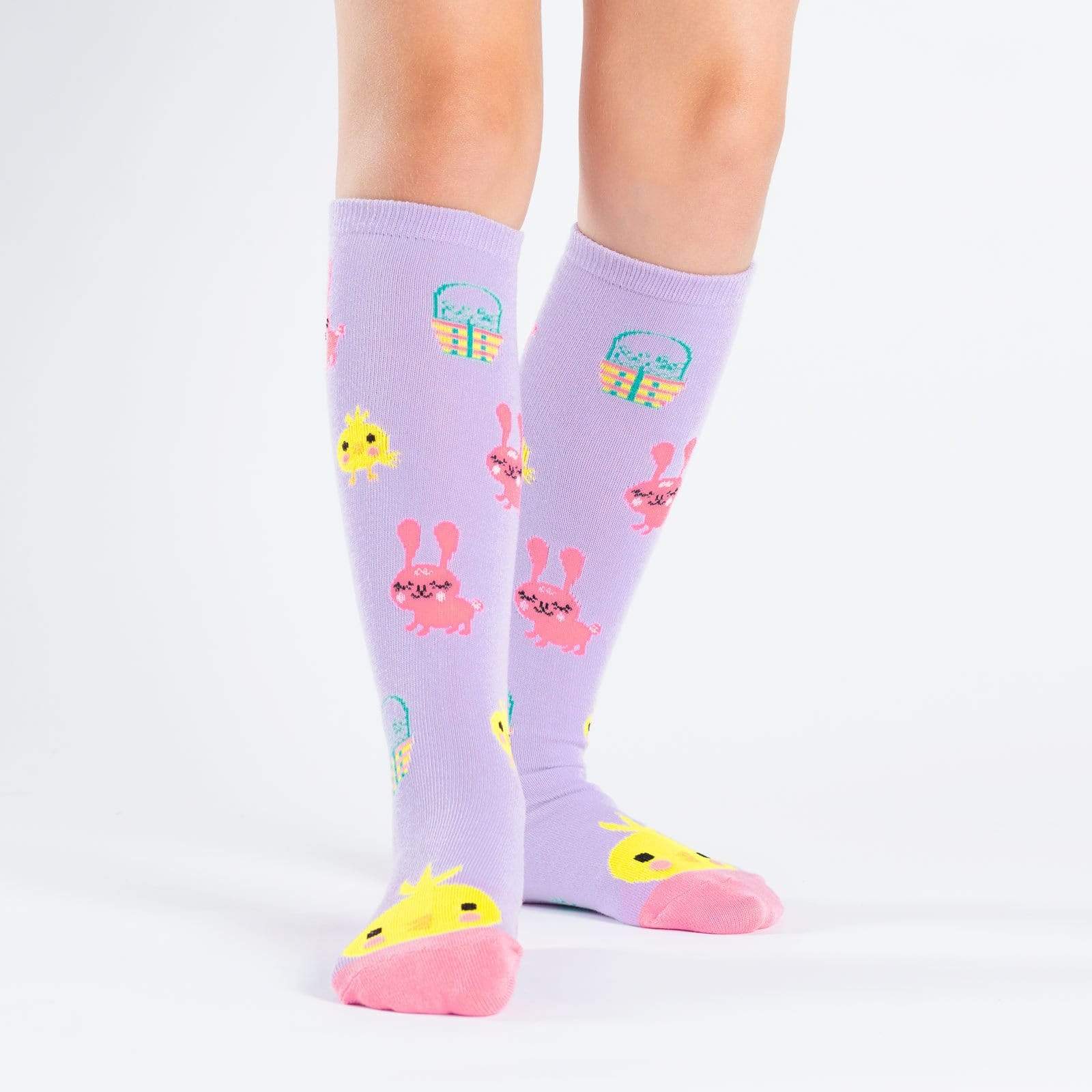 Hoppy Easter Junior Knee High Socks