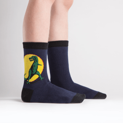 T-Rex Junior Crew Socks Ages 7-10