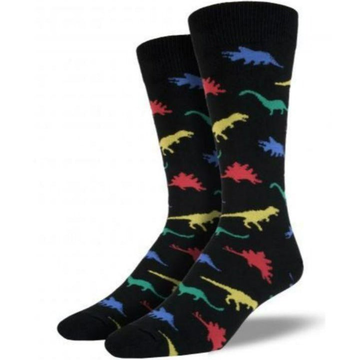 Dinosaur Socks Men’s Crew Sock