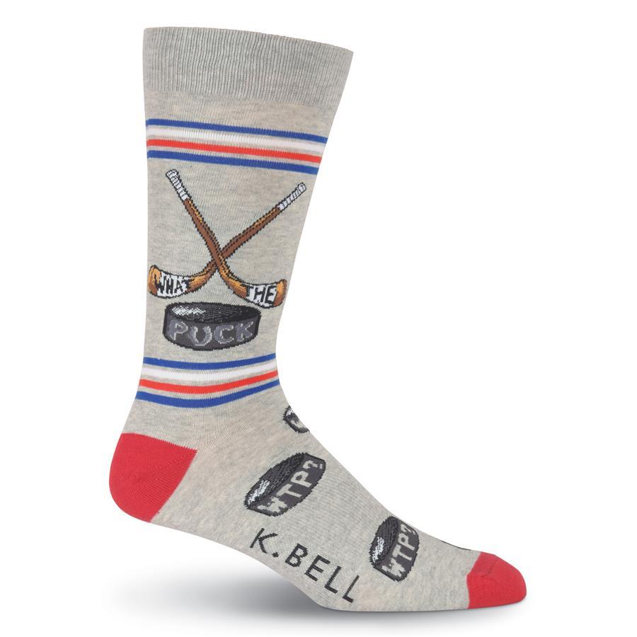 What The Puck Men’s Crew Socks