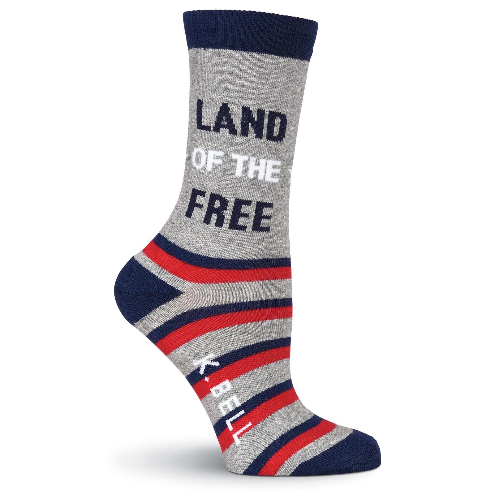 Land of the Free Socks Women’s Crew Sock