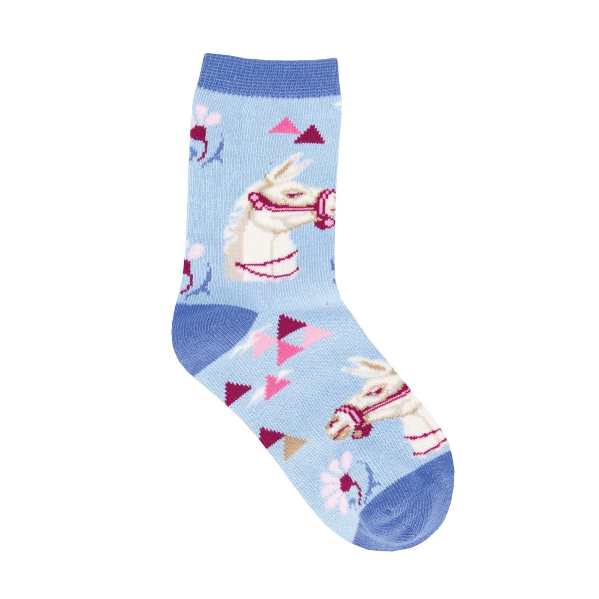 No Drama Llama Kid’s Crew Socks